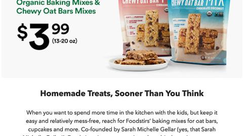 Whole Foods Foodstirs 'Homemade Treats' Email Ad