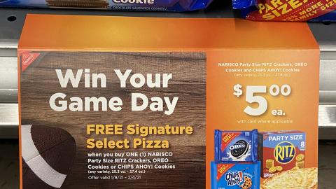 Nabisco 'Win Your Game Day' Acme Shelf Sign