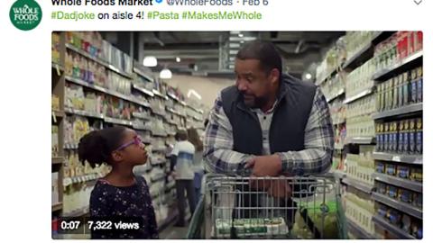 Whole Foods #MakesMeWhole Twitter Update