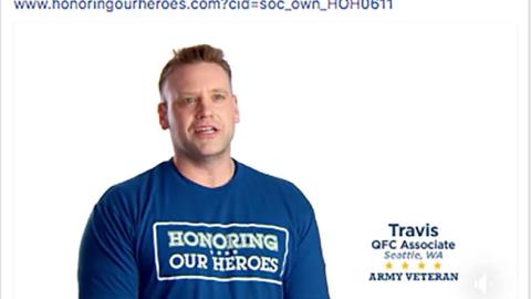 Kroger 'Thank You to Our Heroes' Facebook Update
