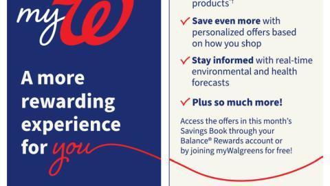 Walgreens MyWalgreens Coupon Book Feature