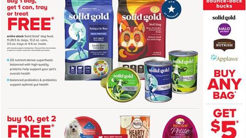 PetSmart Solid Gold 'Introducing More Protein & Fiber' Feature