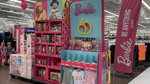 Barbie Walmart 60th Anniversary Pallet Train