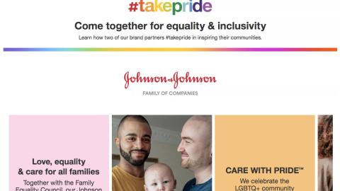 Target 'Partners in Pride' Web Page
