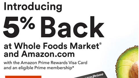 Whole Foods 'Introducing 5% Back' Email