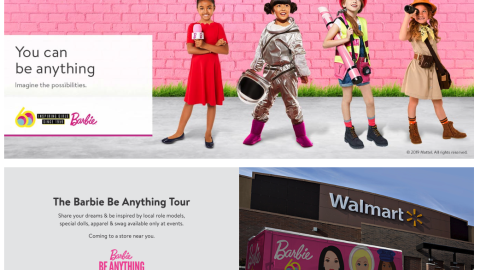Barbie 'Be Anything' Walmart Showcase