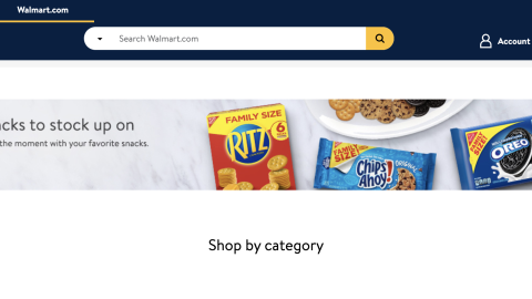 Nabisco 'Snacks to Stock Up On' Walmart Display Ad