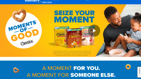 Walmart Cheerios 'Moments of Good' Showcase