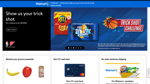 Walmart Nabisco 'Trick Shot Challenge' Carousel Ad