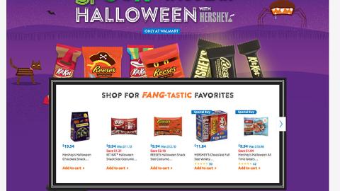 Hershey Walmart Halloween Showcase