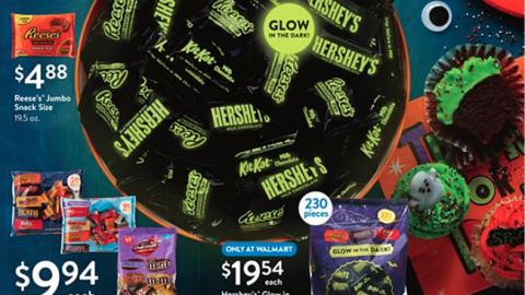 Walmart Hershey's Glow-In-The-Dark Circular Feature