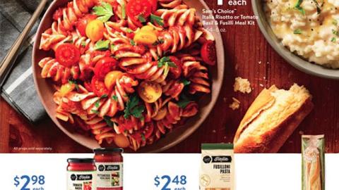 Walmart Sam's Choice Italia Circular Feature