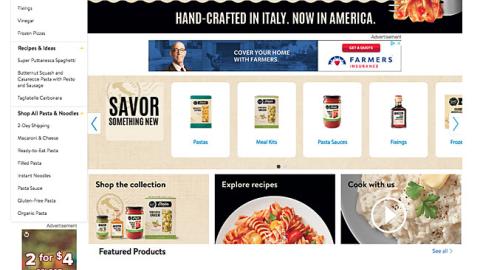 Walmart Sam's Choice Italia Brand Page