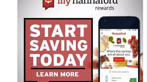 Hannaford 'Start Saving Today' Twitter Update