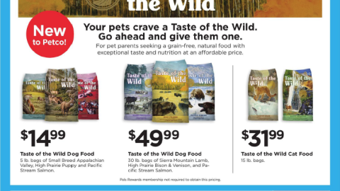 Petco Taste of the Wild 'Give Them One' Feature