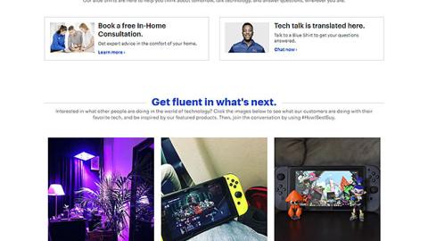 Best Buy 'A Great Place to Start' Web Page