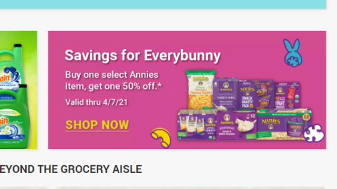 BJ's Annie's 'Savings for Everybunny' Display Ad