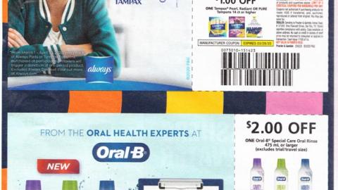 Oral-B 'Fight Mouth Issues' FSI