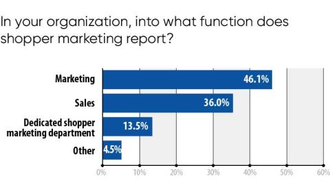 Trends 2020: In your organization, into what function does shopper marketing report?