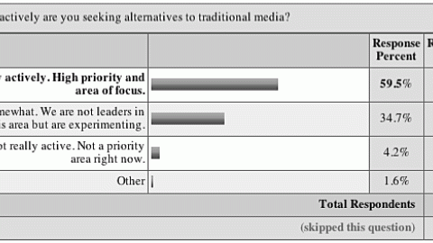 02. Level of Interest in Alternatives to Traditional Media