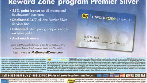 Best Buy Premier Silver Reward Zone Feature