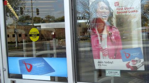 Walgreens Balance Rewards Window Signs