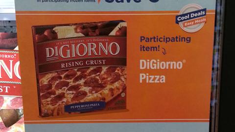 Dominick's DiGiorno 'Cool Deals, Easy Meals' Freezer Cling