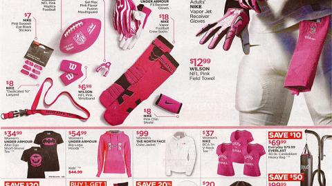 Sports Authority 'Sport Your Pink' Feature