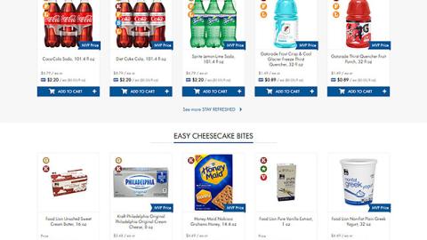 'Food Lion to Go' Home Page